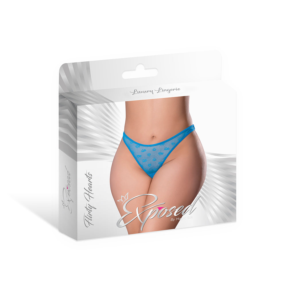 Sexy Blue panties by Magic Silk in her favorite color and panty style.