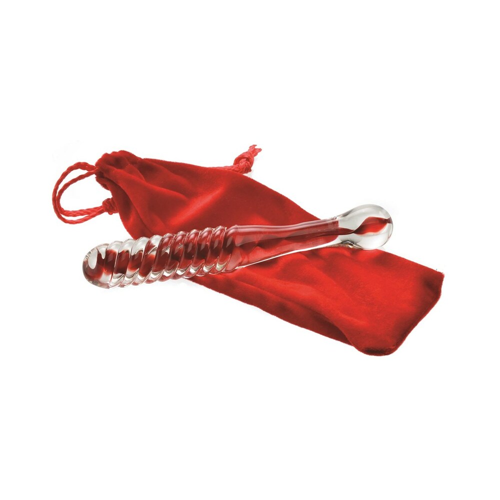 Dildo by Adam & Eve in Red displayed for pegging Him or Her