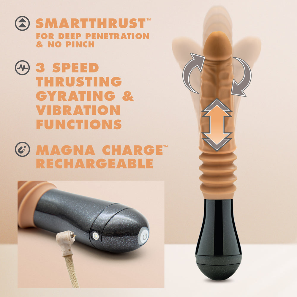 Dildo from Blush in Tan Light Brown Mocha pictured for anal pleasure for Her or Him