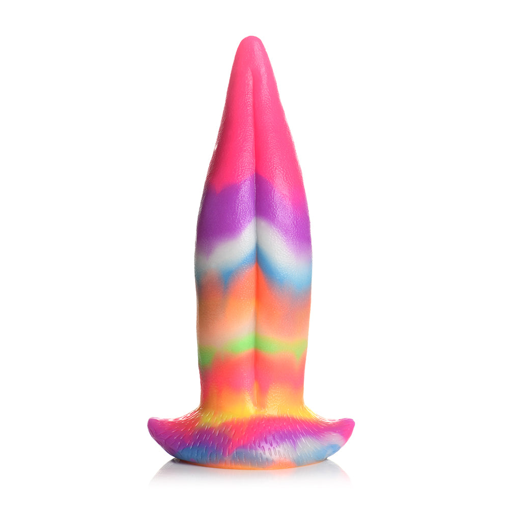 Dildo from XR Brands in Rainbow designed for anal sex with Her or Him