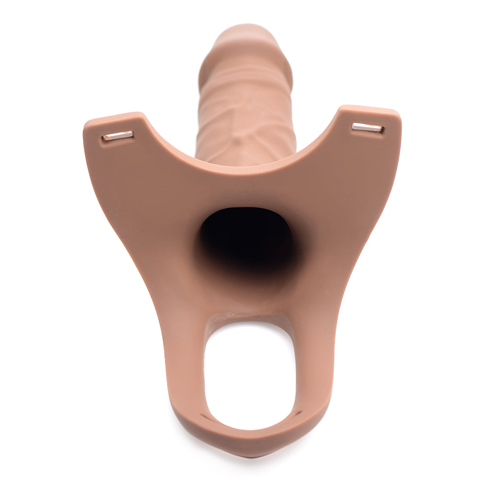 Dildo from XR Brands in Vanilla Ivory Beige pictured for anal pleasure for Her or Him