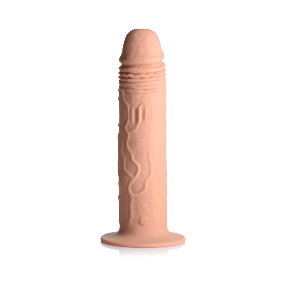 Dildo from XR Brands in Vanilla Ivory Beige designed for anal sex with Her or Him