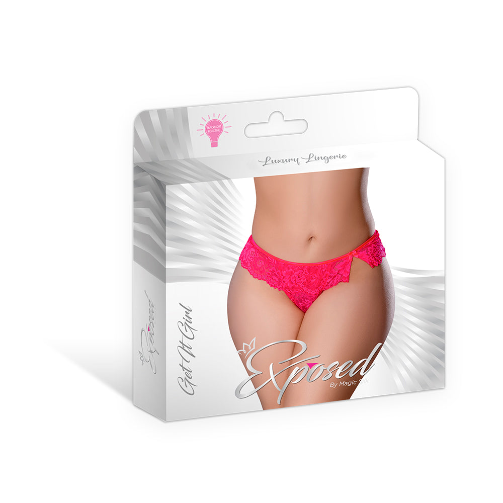 Sexy Hot Pink Magenta Fuchsia panties by Magic Silk in her favorite color and panty style.