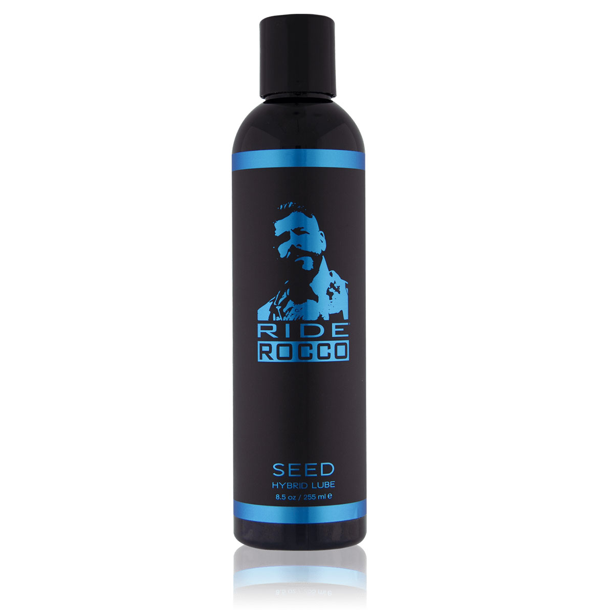Bottle of  Hybrid Lube Sliquid showing water-silicone fusion formula