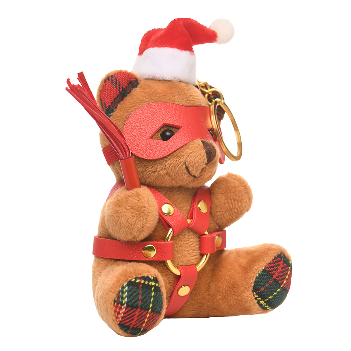 Buy  Master Series Holiday Bondage Bear Keychain Brown book for her.