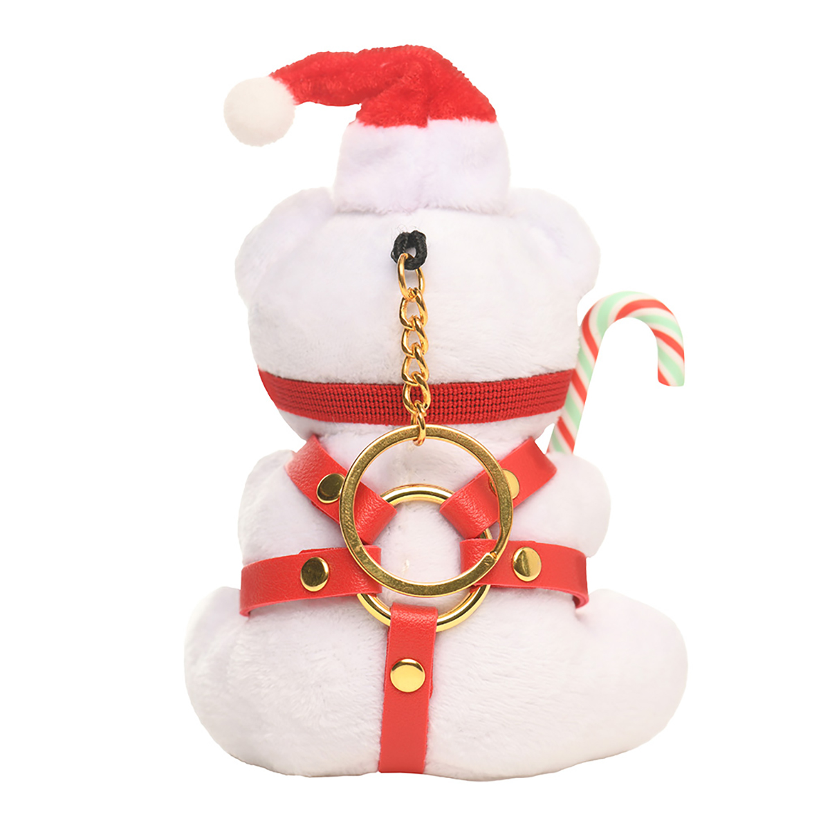 Buy  Master Series Holiday Bondage Bear Keychain White book for her.