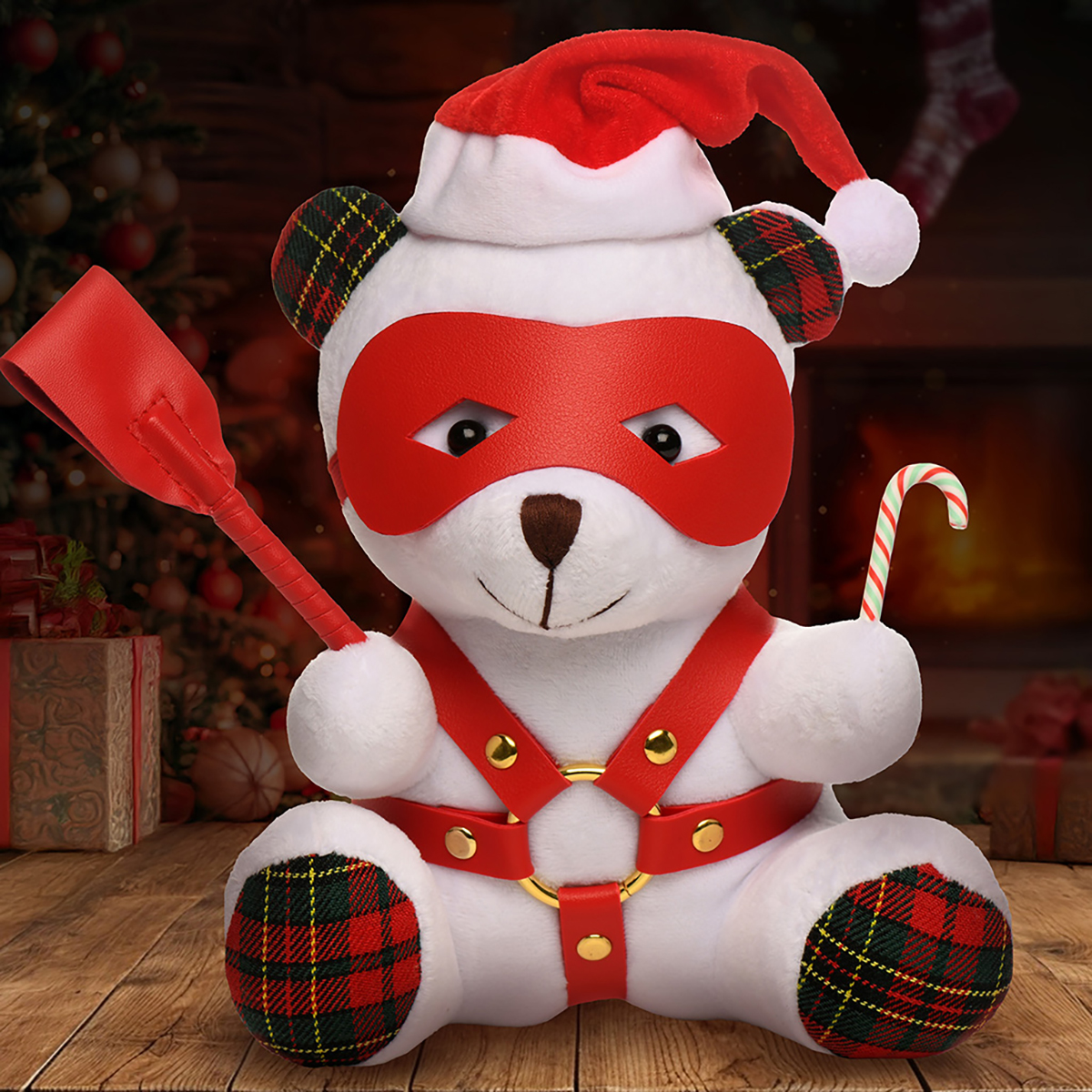 Buy  Master Series Holiday Bondage Bear White book for her.