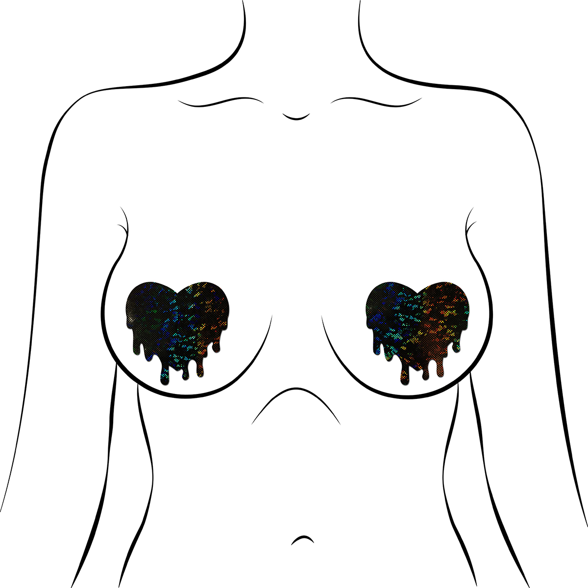 Wearing Melted Hearts Black nipples covers by Pastease can be fun and sexy!