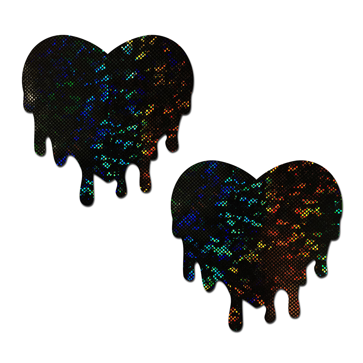 Feel sexy wearing sexy nipple covers  Melted Hearts Black! Wearing Melted Hearts Black nipples covers by Pastease can be fun and sexy!