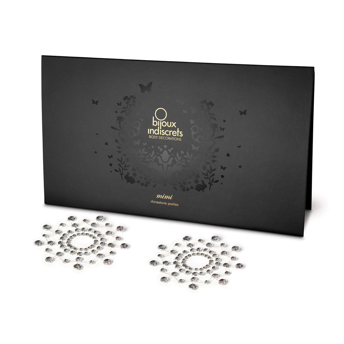 Feel sexy wearing sexy nipple covers  Mimi Jewel Silver! Wearing Mimi Jewel Silver nipples covers by Bijoux Indiscrets can be fun and sexy!