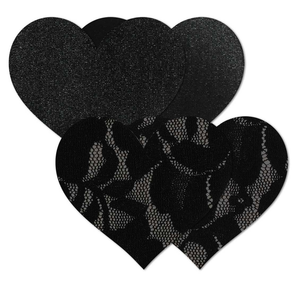 Feel sexy wearing sexy nipple covers  Nippies Basics Black Hearts C! Wearing Nippies Basics Black Hearts C nipples covers by Bristols 6 can be fun and sexy!