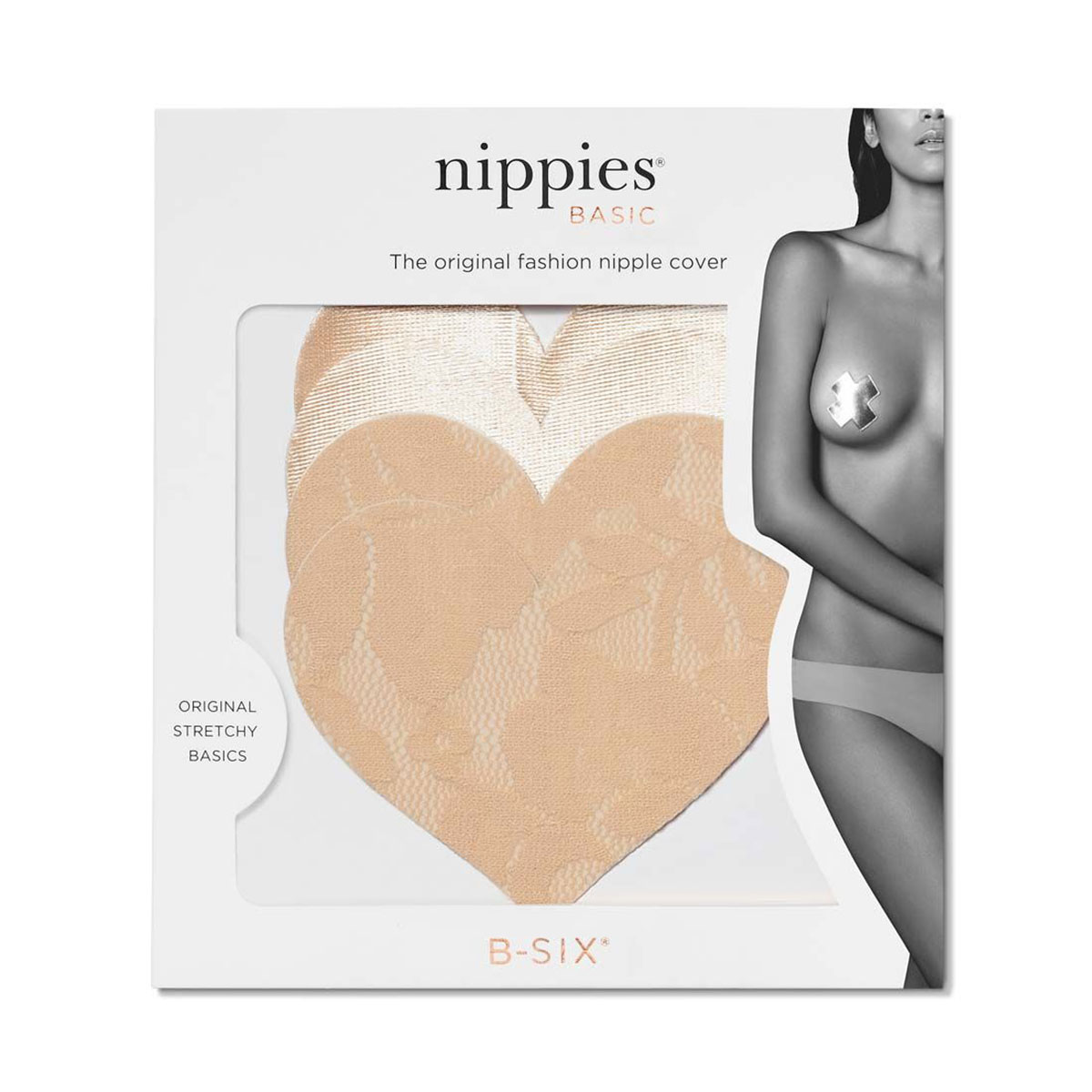 Wearing Nippies Basics Crme Hearts B nipples covers by Bristols 6 can be fun and sexy!