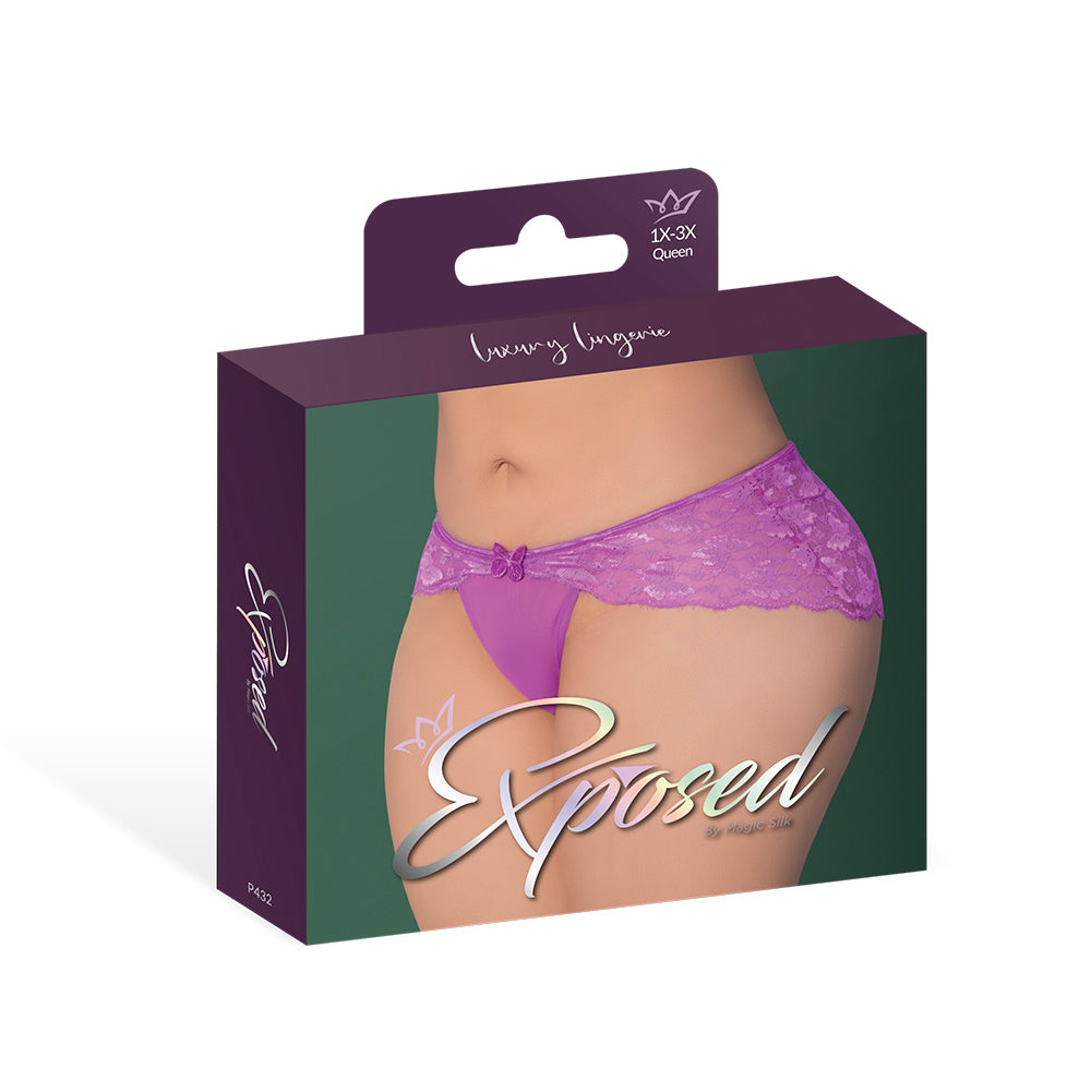 Sexy Purple panties by Magic Silk in her favorite color and panty style.