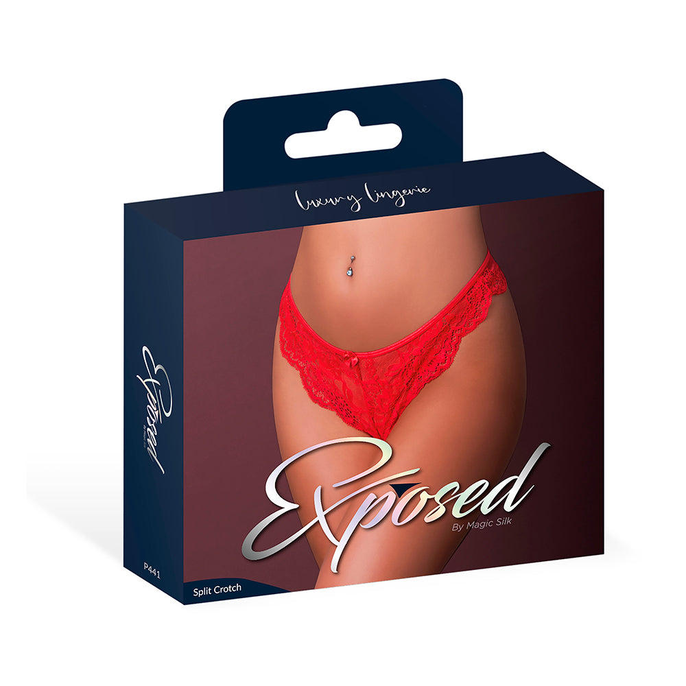 Sexy Red panties by Magic Silk in her favorite color and panty style.