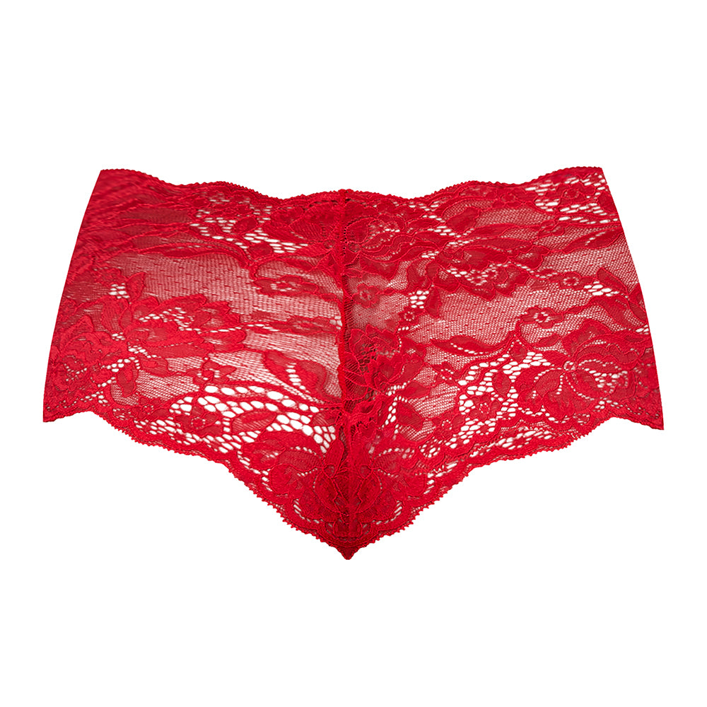 Sexy Red panties by Magic Silk in her favorite color and panty style.