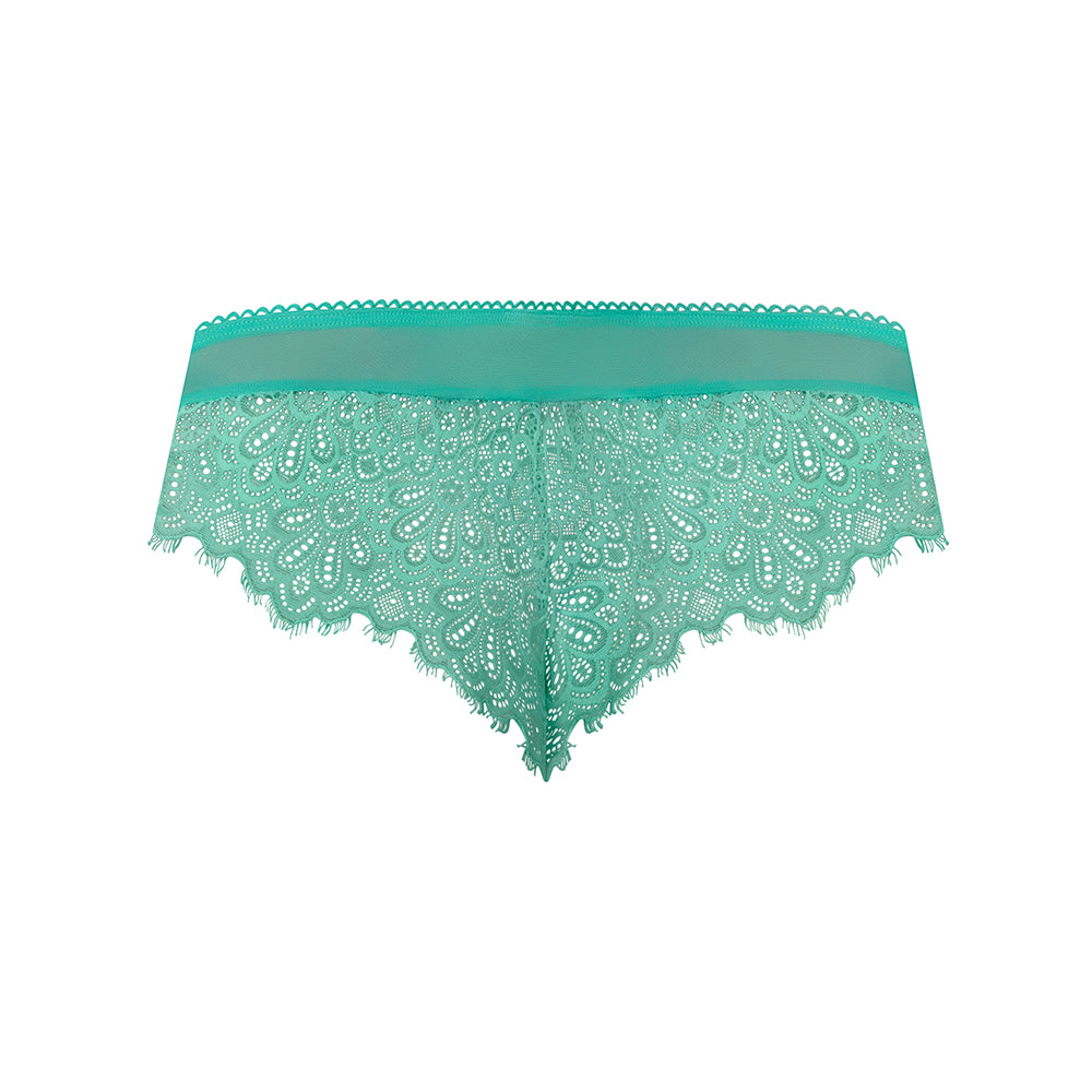 Sexy Teal Turquoise Aqua panties by Magic Silk in her favorite color and panty style.