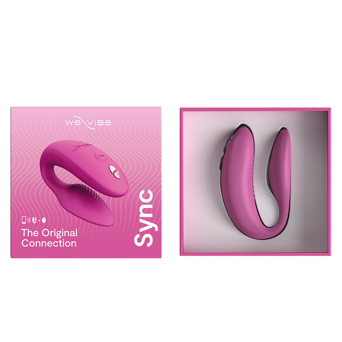 Close-up of the  We-Vibe vibrator for texture detail