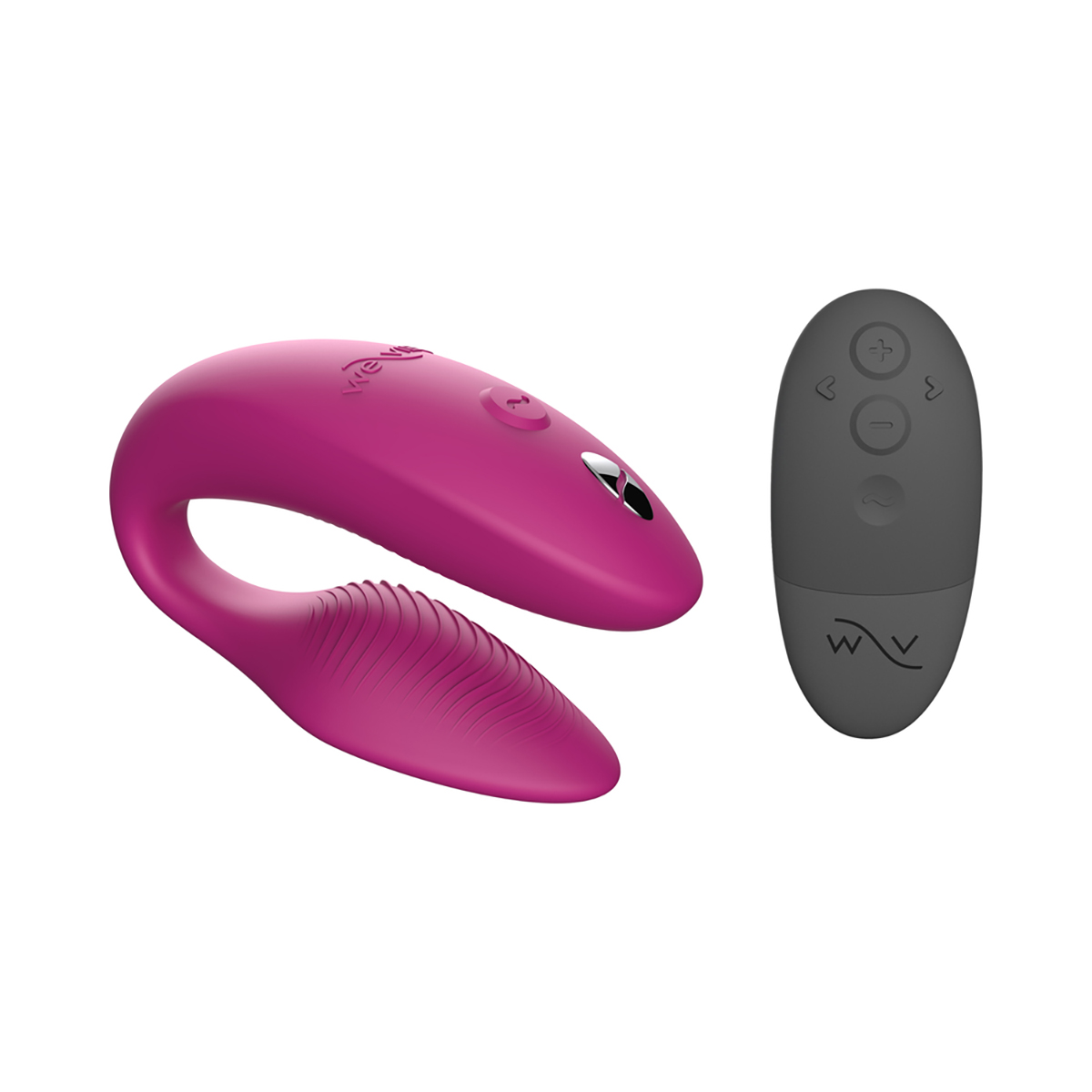 Fully assembled  We-Vibe vibrator with smooth exterior