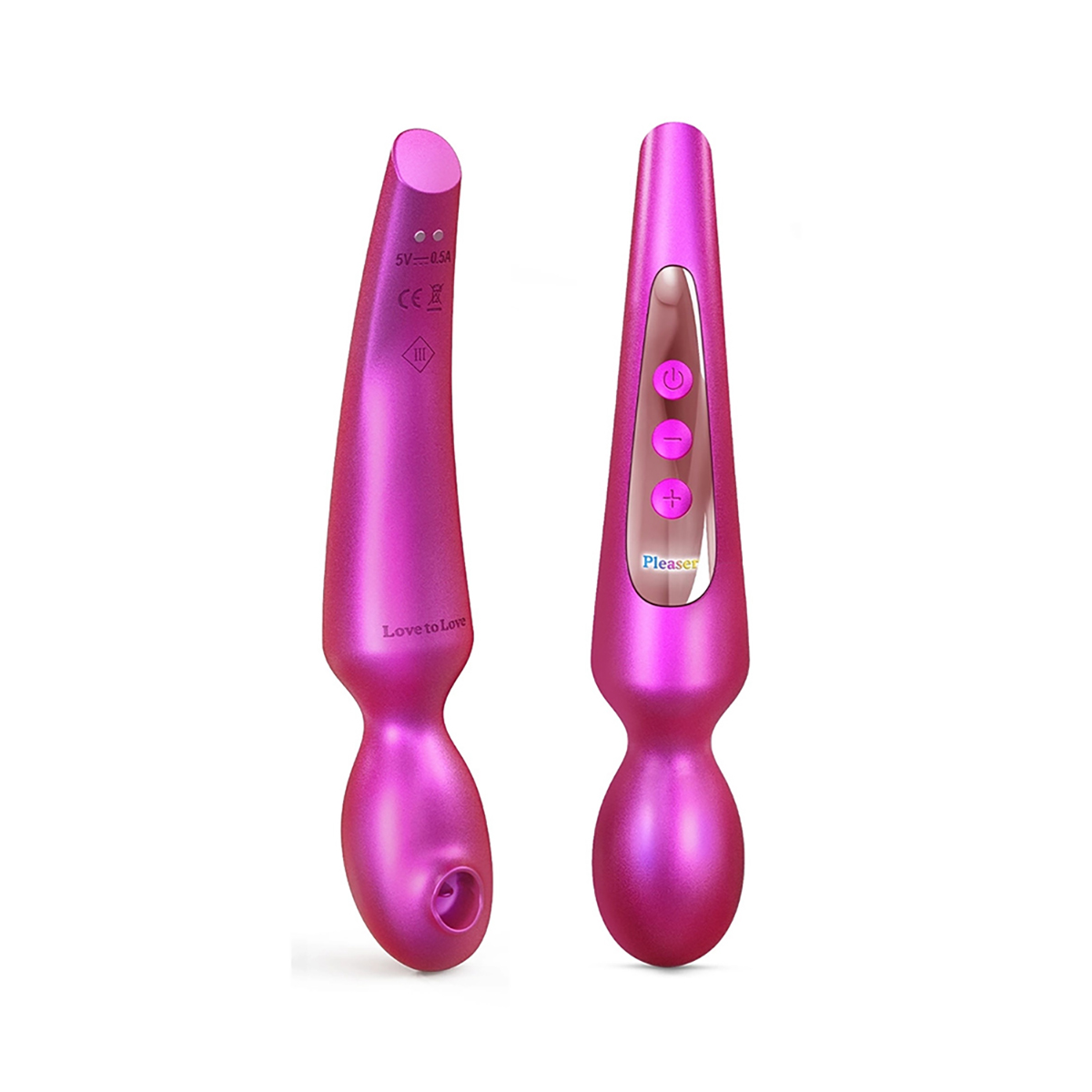 Iridescent Love to Love Pleaser Berry Vibrator product photo
