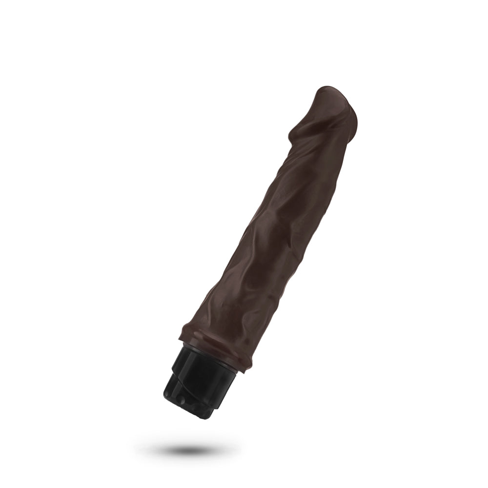 8.75 inch Dildo from Blush in Dark Brown designed for anal sex with Her or Him