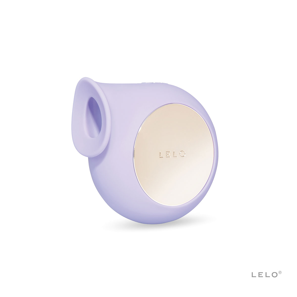 LELO vibrator Sila Cruise Lilac shown in hand for scale
