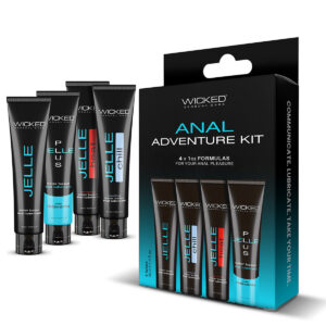 Water Based Lube Wicked Anal Adventure Kit Contains 4pcs/