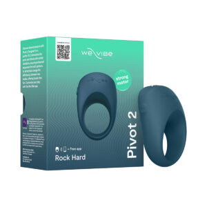 We-Vibe Vibrator Pivot 2 Vibr Couple Ring Slate