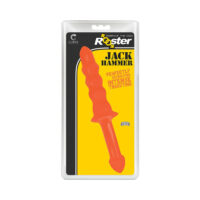 10. 5 inch dildo by curve novelties in orange shown for use by her or him
