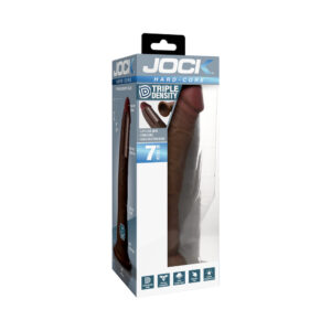 7 inch Dildo Curve Novelties  JOCK Hard Core Triple Density Dark