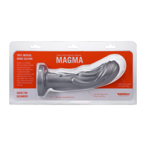 7 inch Dildo Tantus Silver Steel Chrome Magma Fantasy Medium Firm