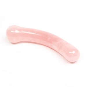 Chakrubs Heart Curve Rose Quartz Wand Kegel Exercises