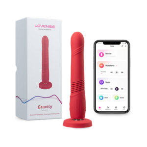 Dildo Lovense Hot Pink Magenta Fuchsia Gravity Thrusting