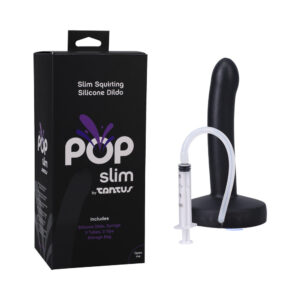 Dildo Tantus Black POP Slim Squirting Midnight
