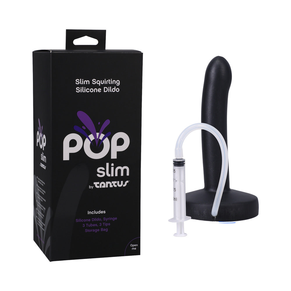 Dildo by Tantus in Black shown for use by Her or Him