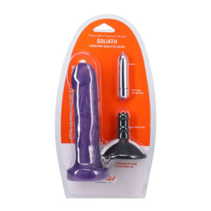Dildo Tantus Purple Goliath Soft Vibrating Kit Amethyst