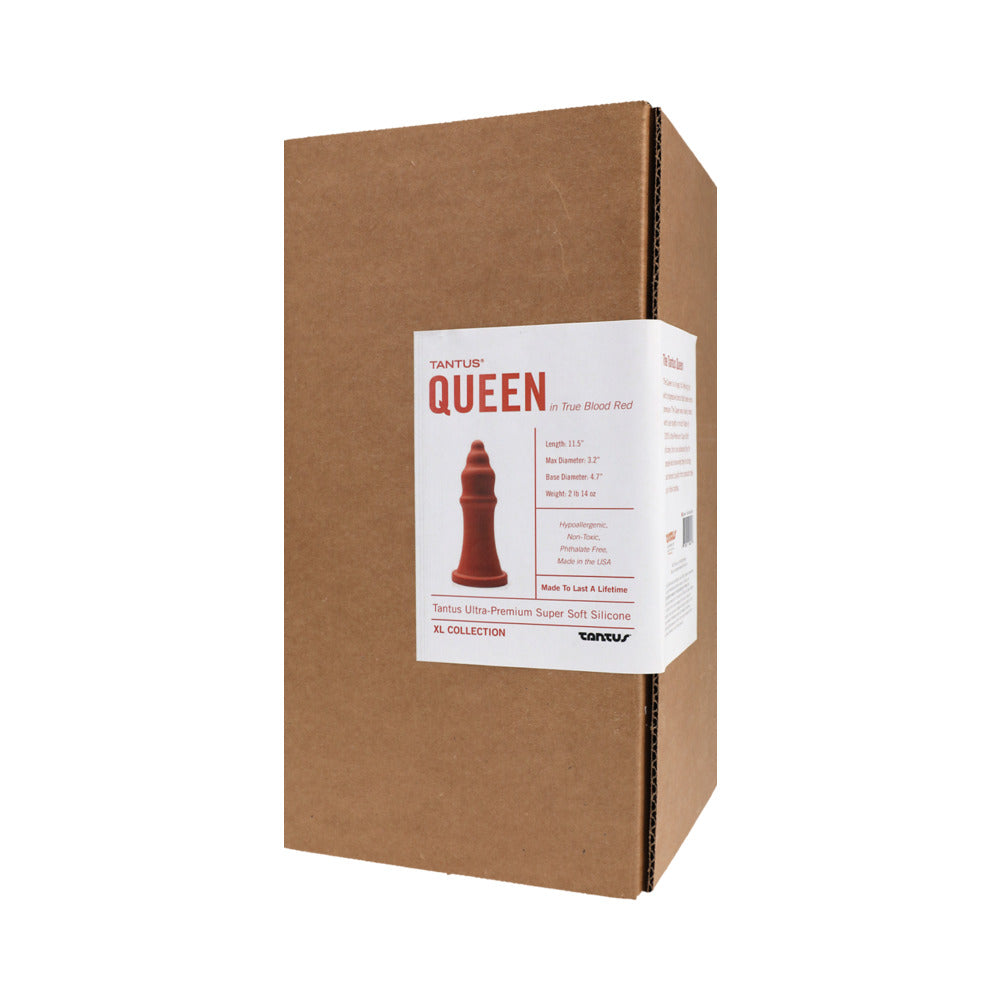 Dildo from Tantus in Red designed for anal sex with Her or Him