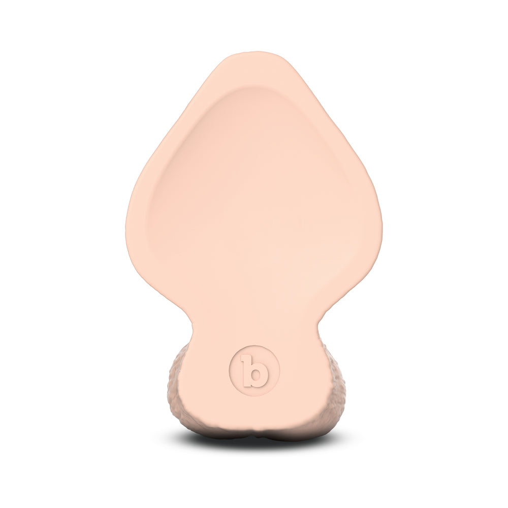 Dildo by b-Vibe in  shown for pegging Her or Him