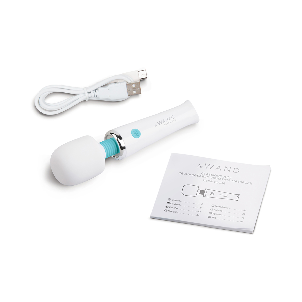 Highlighting ergonomic shape of the  Le Wand vibrator