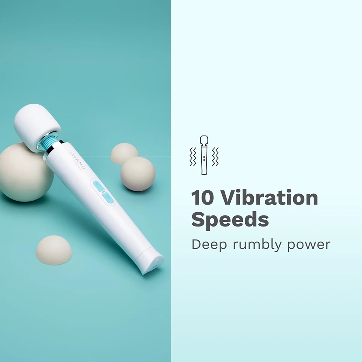 Product image of the  Le Wand vibrator on clean background