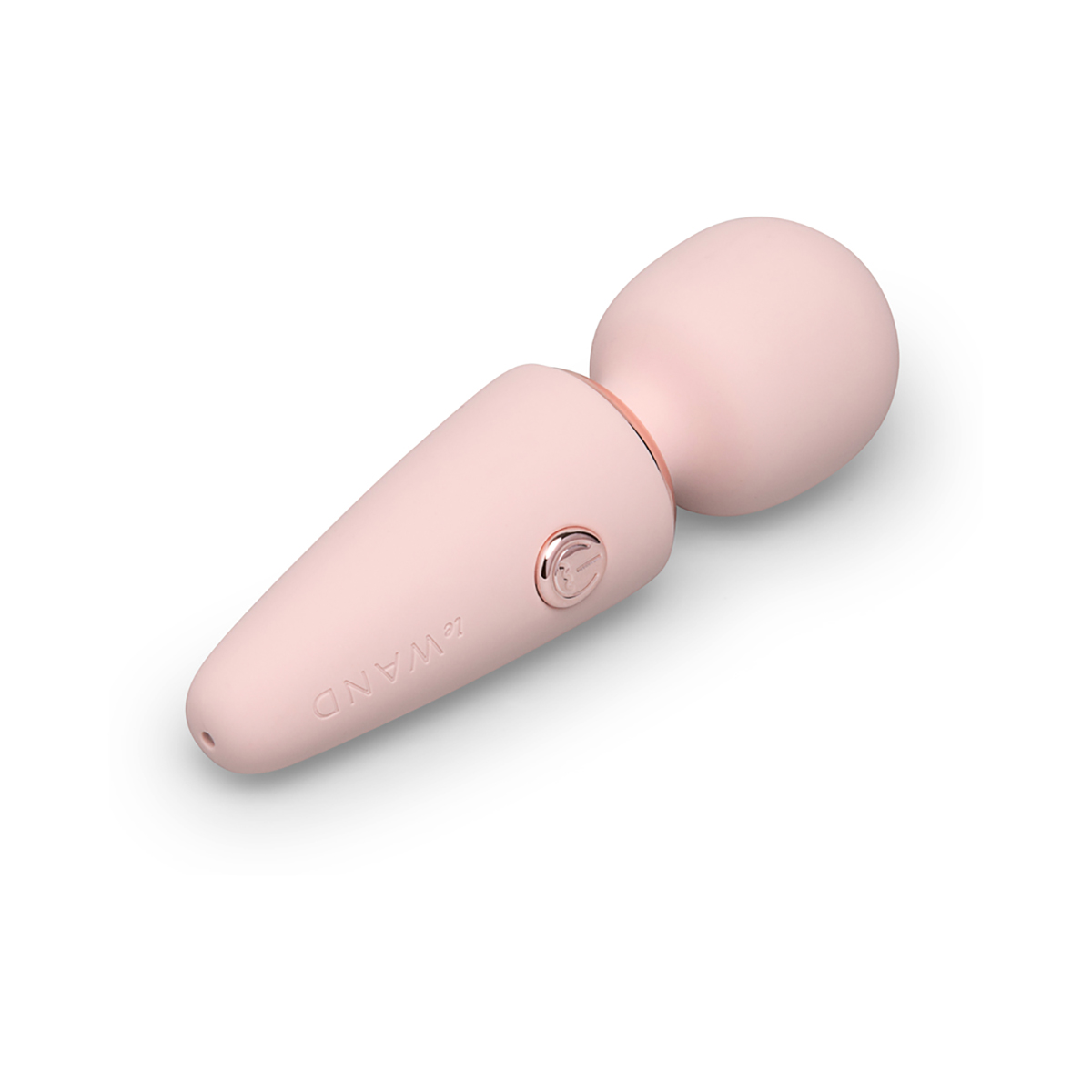 Charging setup for Rose Gold Le Wand vibrator including cable