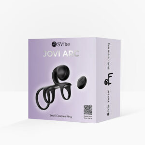 Snail Vibe Vibrator SVibe Snail JOVI Arc Couples Ring Noir