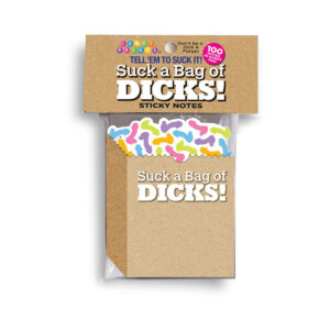 Buy  Suck a Bag of Dicks Sticky Notes book for her.