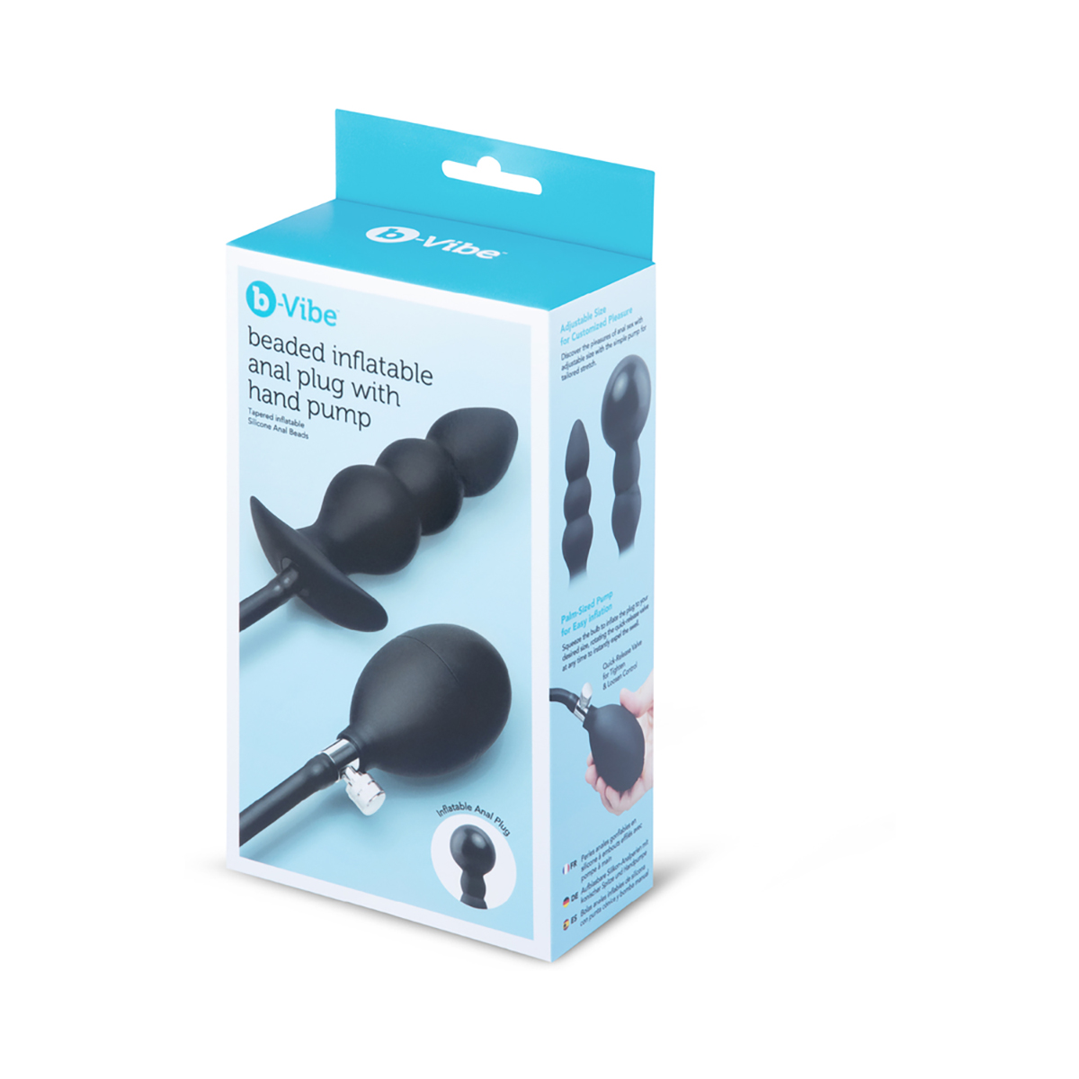 Bottle of Anal Lube B-Vibe showing thick, supportive formula