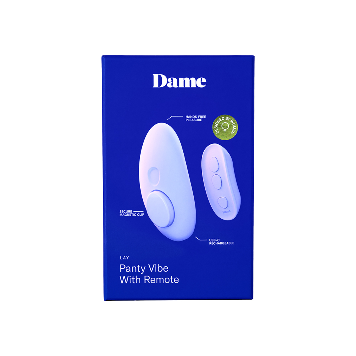 Product image of the  Dame Products vibrator on clean background
