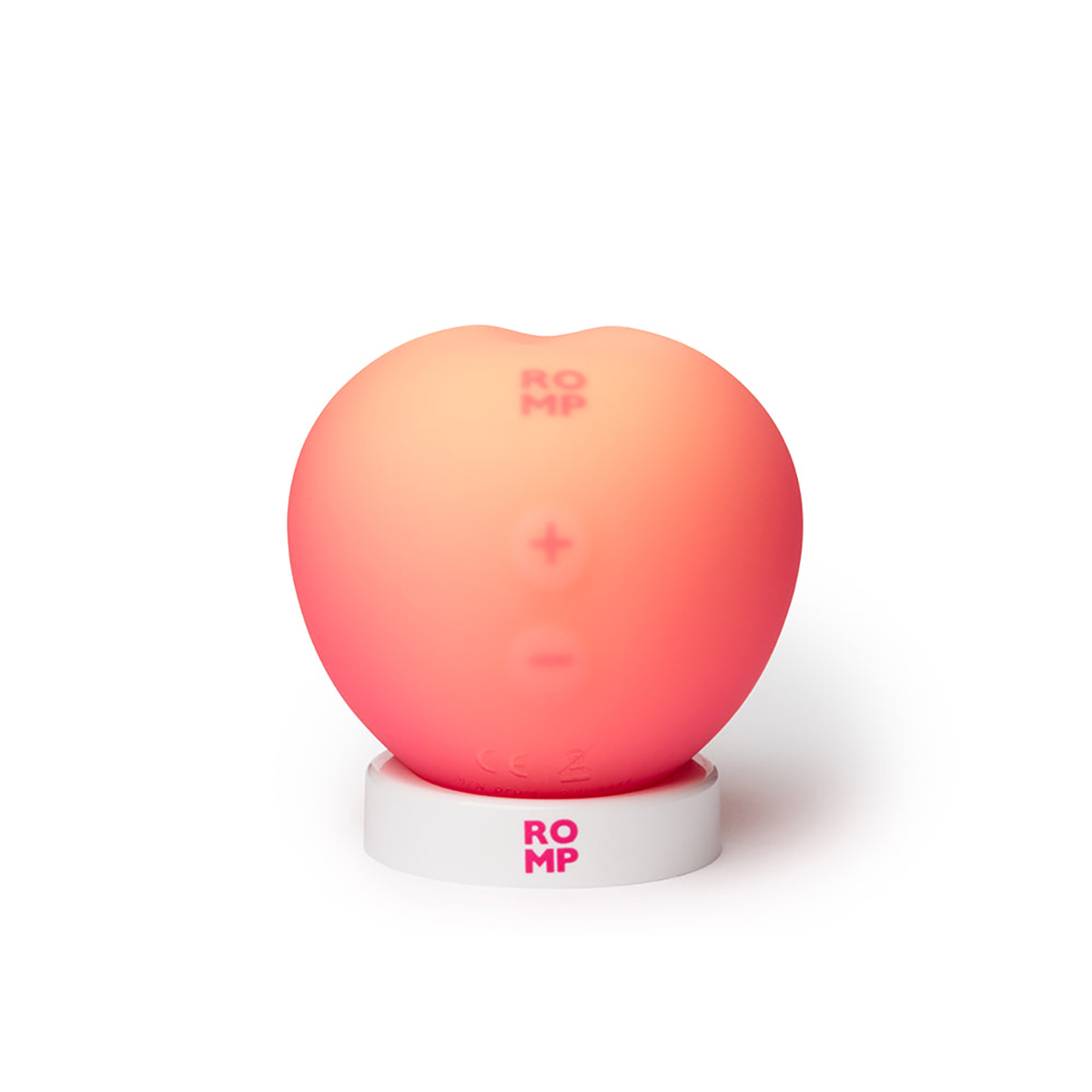 Highlighting ergonomic shape of the Peach ROMP vibrator