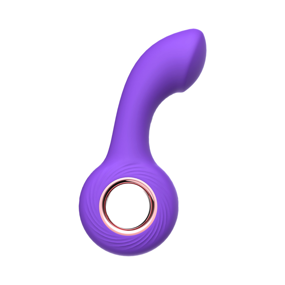 Purple Av23: Arched Ring by Luv Inc