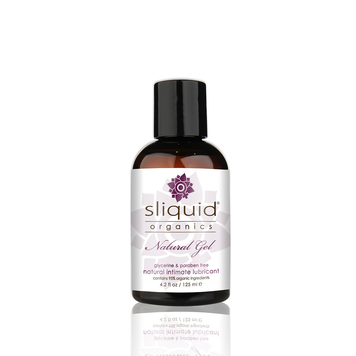 Bottle of 4.2 oz Anal Lube Sliquid showing thick, supportive formula