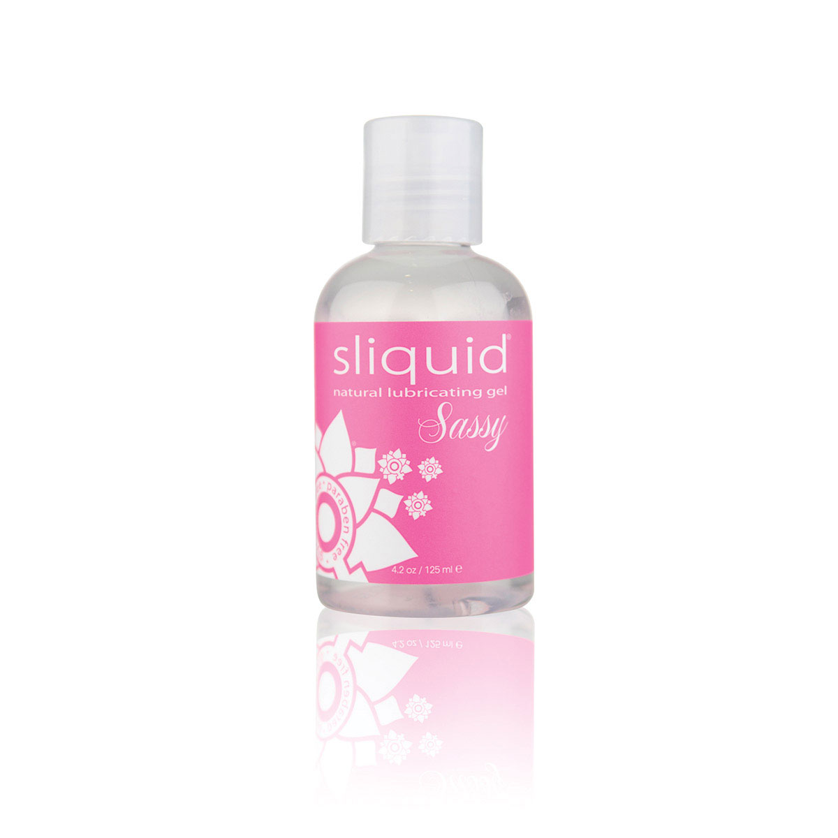 Bottle of 4.2 oz Anal Lube Sliquid showing thick, supportive formula
