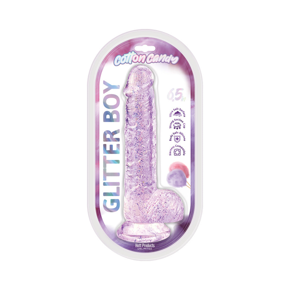 6.5 inch Dildo by Hott Products in Light Pink shown for use by Her or Him