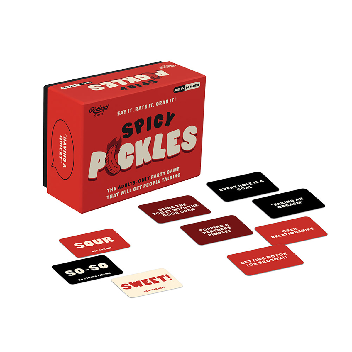Buy  Spicy Pickles:The adults only party game that will get people talking book for her.